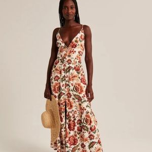 Button-Through Maxi Dress